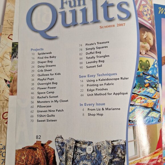 3 Fons & Porters Quilting Magazine Fall 2013 & 2003 Summer 2007 Patterns Lot - Picture 6 of 9